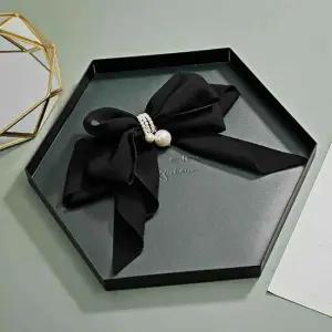 블랙 나비 헤어핀 큰집게핀 집게핀 왕리본핀