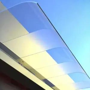 지붕 빗물받이 발코니 캐노피 입구 처마 창문 투명 방수 정원