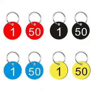번호판 키링 열쇠고리 1-50 숫자 WFI94ZX