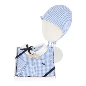 갤러리아 (임신축하,출산,돌,백일)BL)미니체크보타이바디수트(46113-604-05)