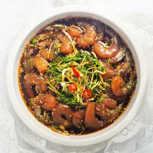 [덕이네수산] 향긋한 달래 간장새우장 330g