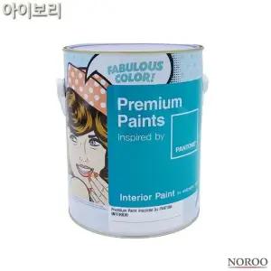 팬톤 내부용 무광 수성 페인트 아이보리 4L 4종 (WFK4B7I)