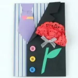 카네이션 종이 카드 만들기 미술공예 10개 창의력 (WFJ6WMO)