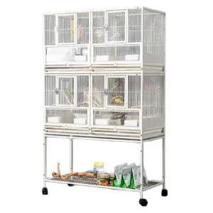 새장 대형 앵무새 케이지 빌라 분리형 홈 이동식