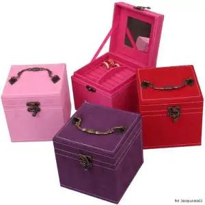 [하프클럽/]3단 미니 주얼리함 보석함 반지함 목걸이함 귀걸이함