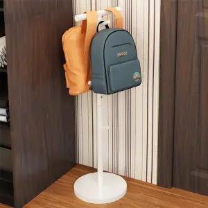 철제 스탠드 인테리어 옷걸이 수납 정리대 가방걸이 행거 (WFK4RZJ)