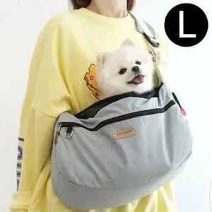 L 그레이 이동가방 슬링백 디어마이 강아지 (WFJR5QT)