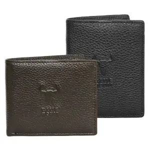 남성용 소가죽 반지갑 중지갑 핸드백 블루마운트 스타일 지갑 (WFJ6D56)
