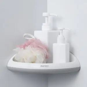 욕실 코너선반 화장실 무타공 부착식 물빠짐 심플 (WFJ6DUD)