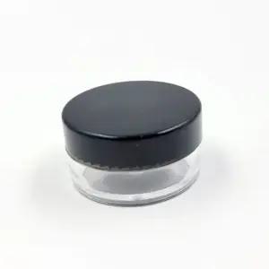 파우더소분용기 원형 크림 가벼운소재 세척가능 캠핑공병 8g 검정 (WFJ6Z8E)