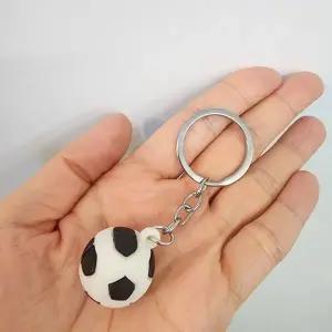 미니어처 축구공 키링 가방고리 열쇠고리 소품 장식물 (WFJ6832)