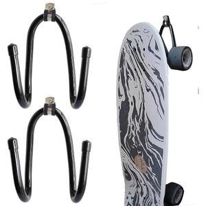 [미국배송] 업그레이드된 스케이트보드 벽걸이 걸이 및 롱보드 벽걸이 홀더-렝텐