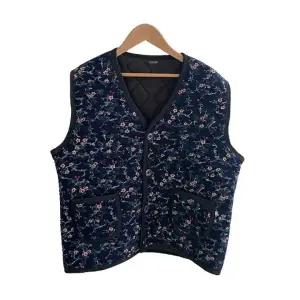 할머니 선물 룩 조끼 할미꽃 간절기코디 잇템 기획상품 김장옷 레트로 화려한패턴 누빔