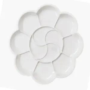 휴대용 수채화 팔레트 중형 미술 용품 컬러 혼합 도구 (WFK6LDC)