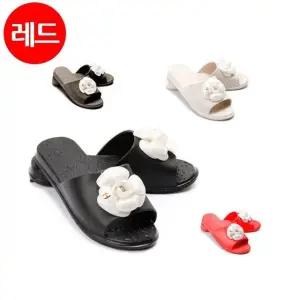 고품질 플라워 거실화 레드 (WFJRO96)