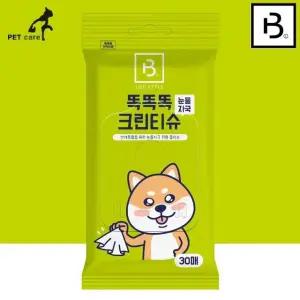 고품질 눈물자국 크린티슈 랩 똑똑똑 30매 (WFJRO11)