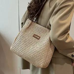 데일리 라탄 크로스 숄더백 여름 휴양지 바캉스 (WFK5NNW)