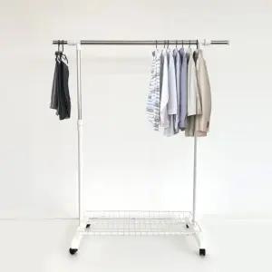 이동식행거 다용도 정리 철제로이동식행거 화이트정리 (WFJ75EF)