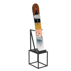 거치대 진열대 블랙 스노우보드 스탠드 서핑보드