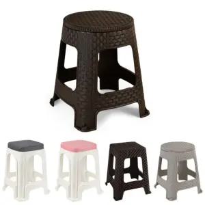 행사용의자 편의점 플라스틱 포장마차 의자 스툴 4개