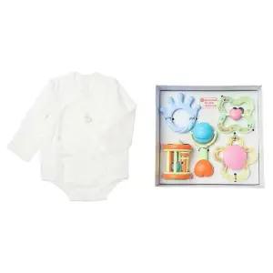 압소바 유아PG 배앙 코튼모달 배냇슈트+딸랑이세트(A1A150116)