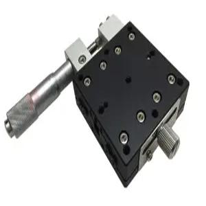 선형 스테이지 MP 포지셔닝 T60X-25L 정밀 수동 번역 25mm 여행 60 x 60mm 플랫폼 마이크로미터 왼쪽