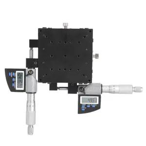 100x100mm XY 마이크로미터 스테이지 SEMXY100-AS 디지털 디스플레이 크로스 롤러형 선형 플랫폼 0.002mm