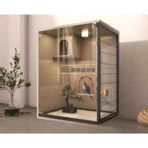 새장 앵무새케이지 놀이터 투명 사육장 대형