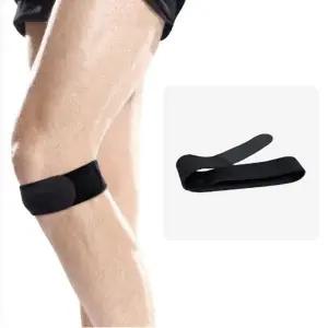 스포츠 쿠션 내장 무릎 보호대 블랙 1P 슬개골 부상 (WFJSN72)