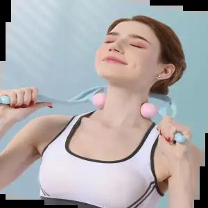 수동 골프공 목 마사지기 뭉친어깨 승모근 셀프마사지