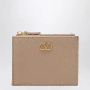 V로고 시그니처 가죽 카드지갑 8W2P0AK9SNP WRP