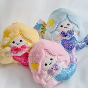 인어공주 미니 리본 스타 키링 인형 3Colors (WFK8U74)