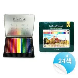 10000 유성색연필 24색세트 유성색연필24색 포리색연필24색 디자인색연필24색