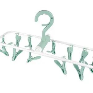 걸이형 빨래집게 12P 미니 빨래 집게 양말 건조대 옷걸이 빨래건조대 (WFJ7LPC)