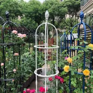 대형 오벨리스크 철제 넝굴 덩굴 지주대 식물 장미넝쿨