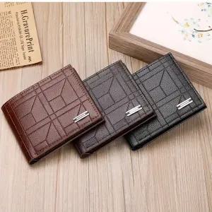 심플한 프리미엄 남성 반지갑 정장 데일리 슬림 지갑 (WFK5U6O)