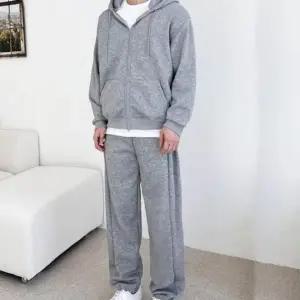 남자 사이드 스냅 와이드 팬츠 기모 투웨이 집업 세트 DMS-SET-Q428183...