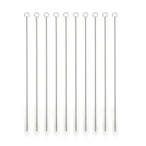 스텐 빨대 세척 솔 브러쉬 젖병 텀블러 10개 빨대세척솔 빨대솔