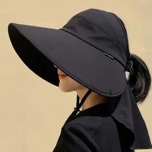 탈부착 자외선차단 와이드 챙 햇빛가리개 썬캡 모자