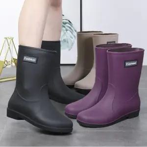 여성레인부츠 미끄럼방지 방수 장마 비오는날 부츠 (WFJ7C5K)