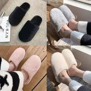 퍼하우스실내화 털안감 신발 홈슬리퍼 겨울 무지 심플 (WFK5URH)
