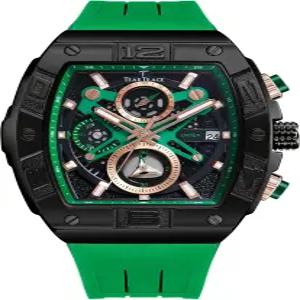 티트레이스 남성 아날로그 방수 패션 데이트 손목시계 크로노그래프 스켈레톤 토나우 시계 스포츠