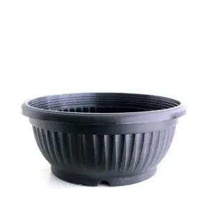 ksr 분재 호박 플라스틱 포트 화분(블랙) 17x11cm (WFJ7PQW)