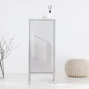 철제수납장 철제캐비넷 틈새 수납장 베란다 정리 공구함 (WFK5YMJ)