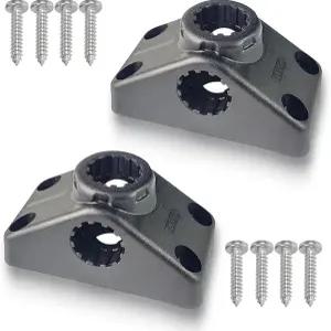 ED ALRAIDSPLT 2001 데크 마운팅 브라켓 카약 보트용 로드 홀더 베이스 수직/수평 마운트