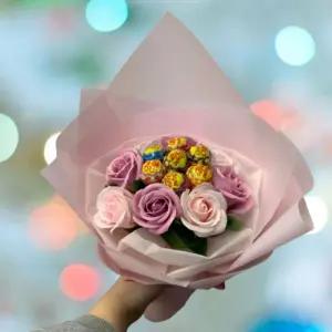 여자친구 잇템 플라워 선물 트렌드 츄파춥스 꽃다발 부케