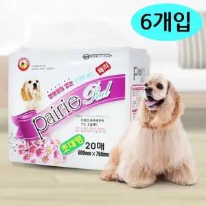 와우 패드 강아지 1박스 20매 6개입 페리패드 (WFJ7SAS)