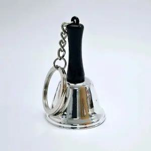 실버 귀여운 인기 키링 키홀더 종 핸드벨 인형 (WFJSQ4K)