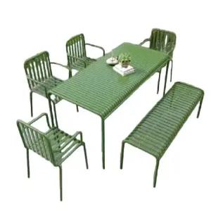 야외 라운지 테이블 캠핑 철제 루프탑 인테리어