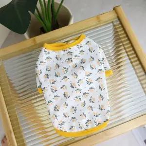 강아지여름옷 잔꽃 자켓 강아지옷 (WFJSR6X)